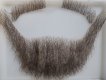 Moustache and Beard Set | Mix Grey and Dark Brown