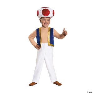 Nintendo Super Mario Brothers Deluxe Toad | Toddler Medium