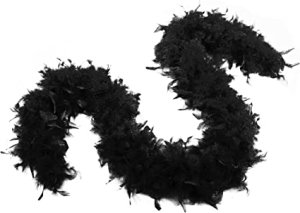 Deluxe Turkey Feather Boa | Black