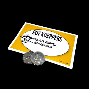 Gravity Flipper Canadian Quarter by Roy Kueppers