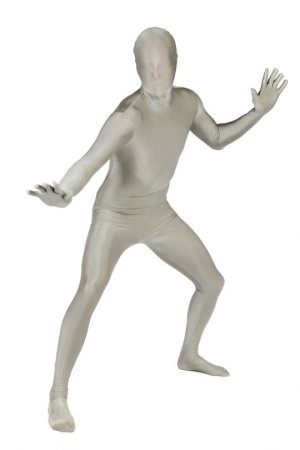 Morphsuit Silver | Adult Large