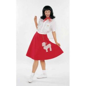 1950\'s Poodle Skirt | Red