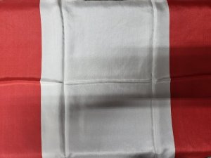 Red and White Empty Canadian Flag Silk | 24x16 Inch