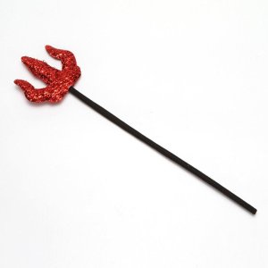 Red Glitter Pitch Fork