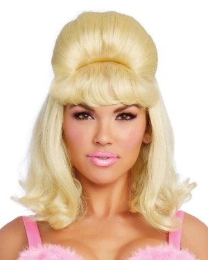 Retro Bouffant Wig Blonde