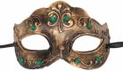 Venetian Mask with Green Stones