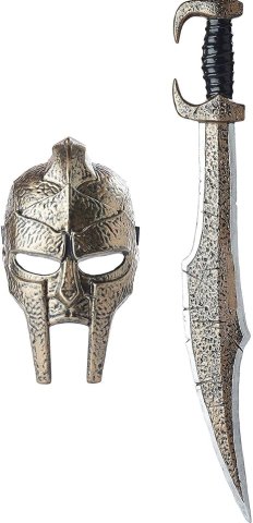 Spartan Mask and Sword