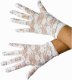 Lace Gloves | White