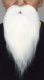 Long Full Ducktail Beard | White