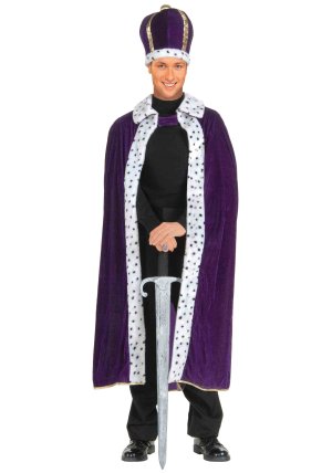 Purple King Robe and Crown