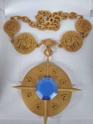 Medieval Mage Amulet Chain