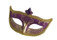 Gold and Purple Decorative Mask