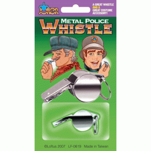 Metal Police Whistle