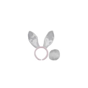 Bunny Ears and Tail Set | White