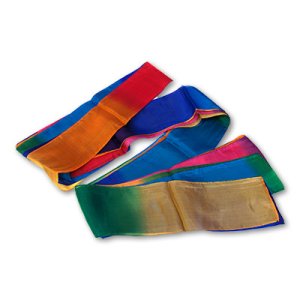 4\" by 30\' Multicolor Silk