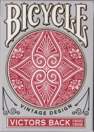 Bicycle Victors Back Playing Cards | Red