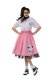 Deluxe 50s Poodle Skirt Set | Plus