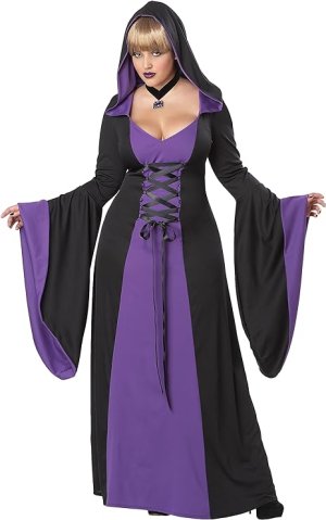 Deluxe Hooded Robe Purple | Extra Small