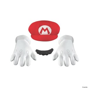 Nintendo Super Mario Brothers Mario Kit | Adult One Size