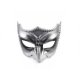 Silver Venetian Half Mask