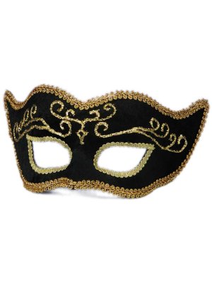 Black and Gold Decorative Mask