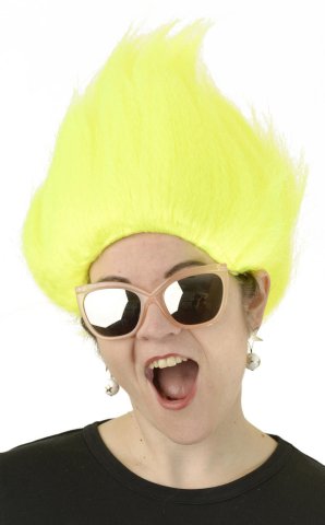 Troll Wig | Neon Yellow