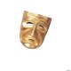 Tragedy Mask | Gold