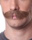 Natural Handlebar Moustache | Black