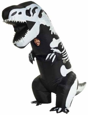 Skeleton T Rex Inflatable | Child One Size