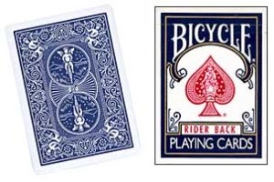 Double Back Bicycle Cards(Blue, Blue)