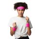 80s Sweatband Set |Neon Pink