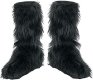 D/ceptions 2 Black Furry Boot Covers | Child