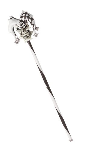 Psycho Jester Cane | White and Black