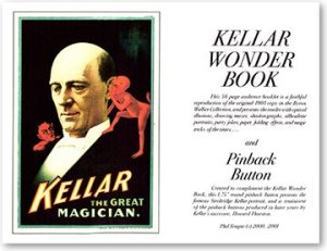 Kellar Wonder book with Pinback Button