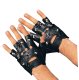 U Can Rock Black Studded Gloves