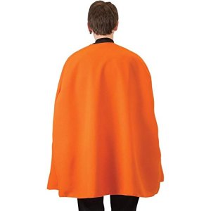 Orange Adult Superhero Cape