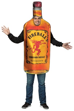 Fireball Whiskey Bottle Costume