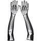 Long Skeleton Gloves