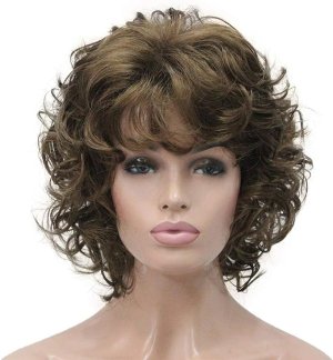 Short Wavy Wig| Brown