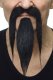 Chinese Beard Set | Black Chinese Beard Set | Black