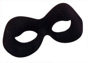 Black Defile Eye Mask