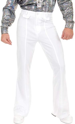 Disco Pants White | 36inches