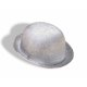 Glitter Derby Hat | Silver