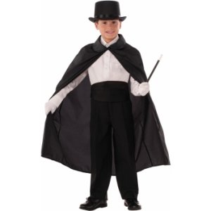 Child Black 36 Inch Cape