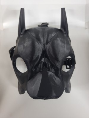 DC Dog Batman Mask | Medium