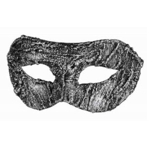 Half Mask Textured Silver