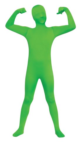 Child Skin Suit Green Medium