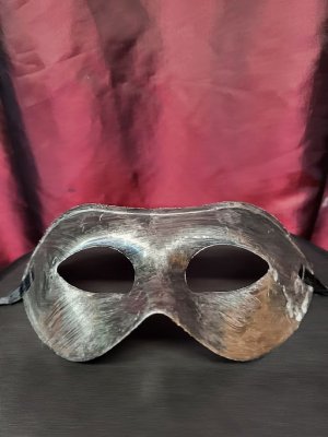 Weathered Silver Eye Mask