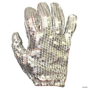 Silver Sequin Glove