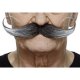 English Gent Moustache | Black and Grey